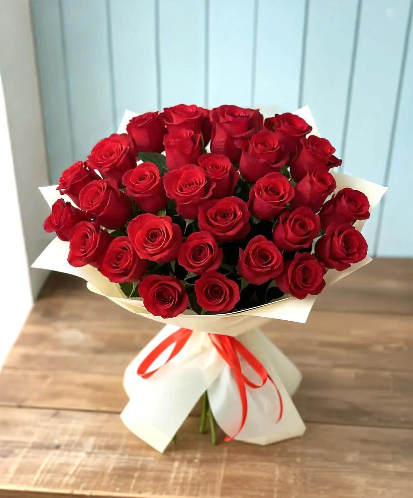 Букет 29 Красных роз в Октябрьском Удмуртской республики