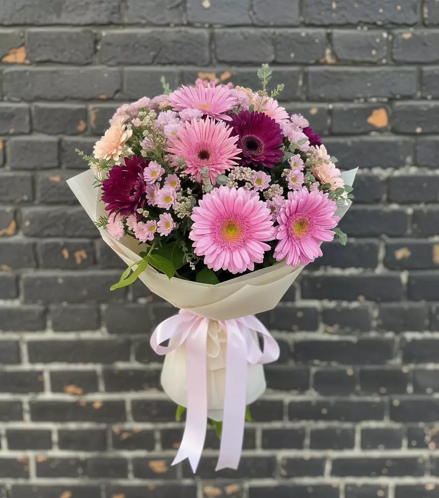 Букет цветов из: Герберы и Хризантемы в Октябрьском Удмуртской республики