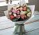 Букет цветов из: Розы, Лизиантусы и Гвоздики в Октябрьском Удмуртской республики