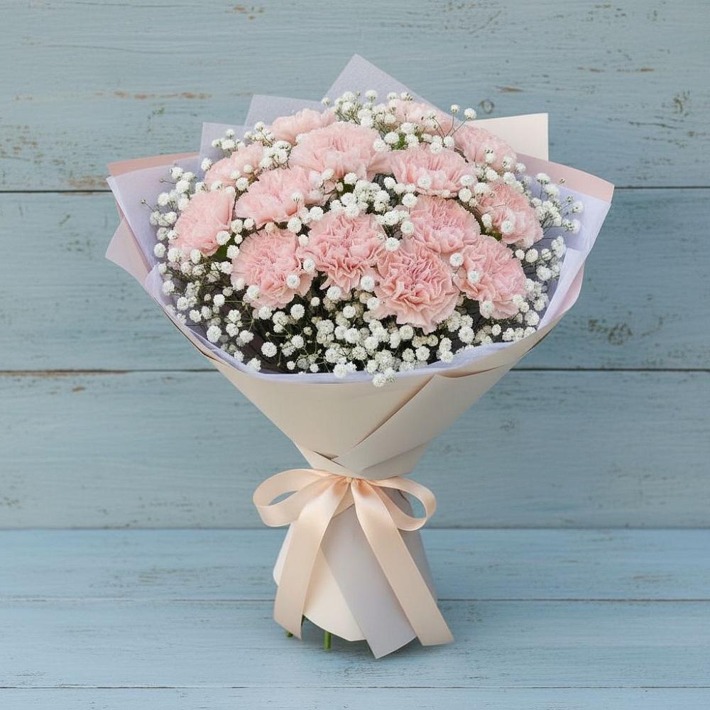 Букет цветов из: Гвоздики в Октябрьском Удмуртской республики