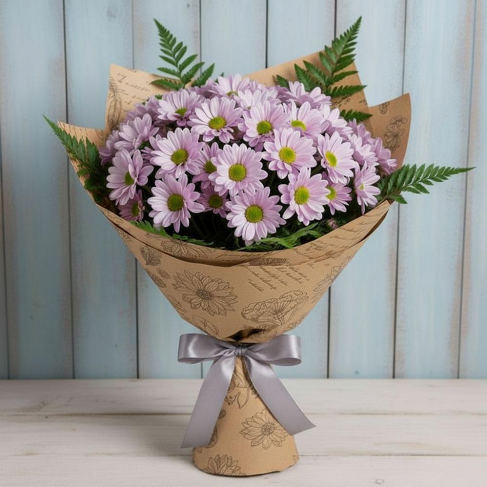 Букет цветов из: Хризантемы в Октябрьском Удмуртской республики