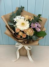 Букет цветов из:  Герберы и Хризантемы в Октябрьском Удмуртской республики