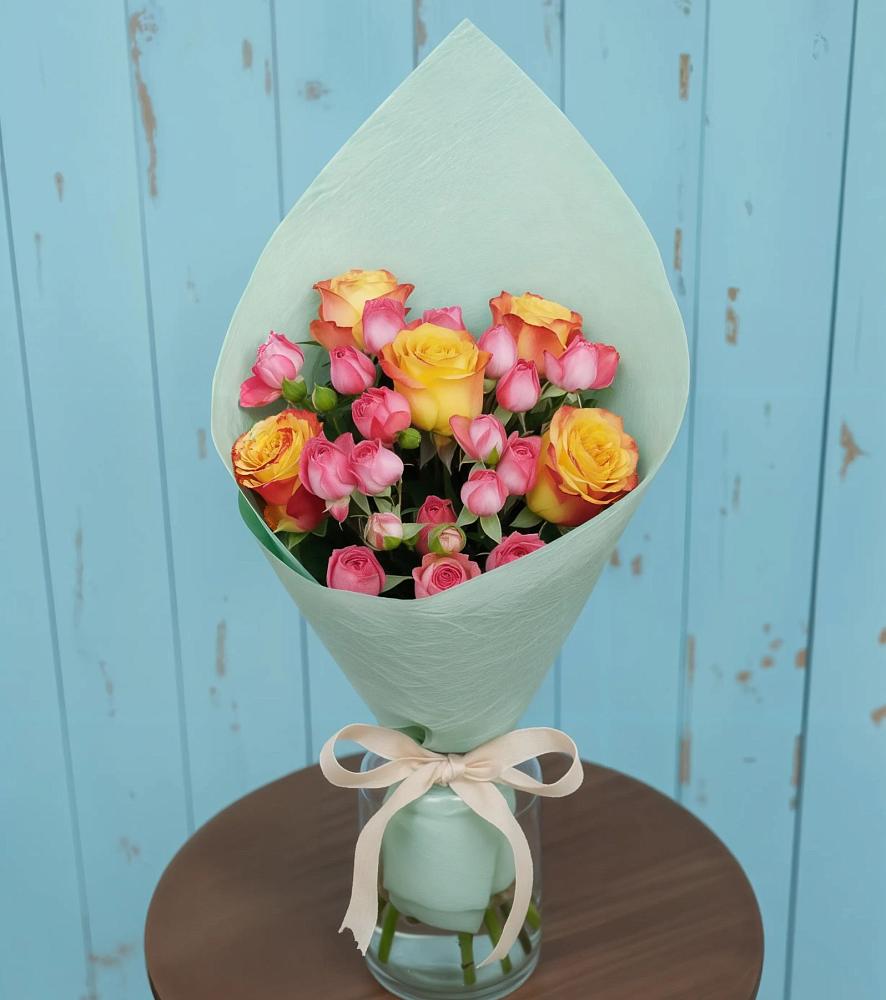 Букет цветов из: Розы в Октябрьском Удмуртской республики