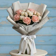 Букет цветов из:  Розы #REPLACE_PRED# Октябрьском Удмуртской республики