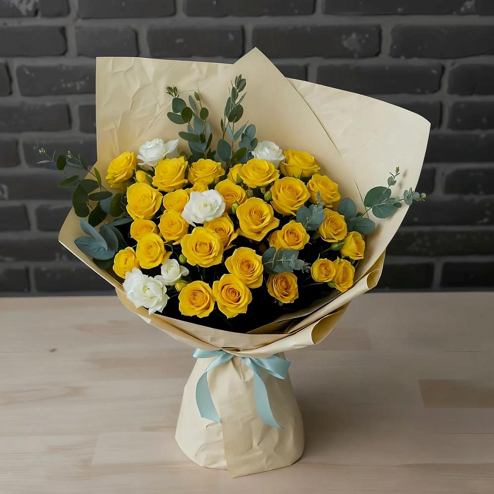 Букет цветов из: Розы в Октябрьском Удмуртской республики