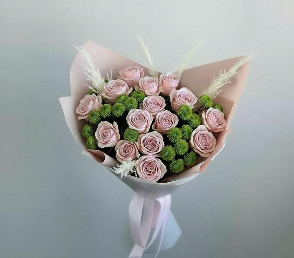 Букет цветов из: Розы и Хризантемы в Октябрьском Удмуртской республики