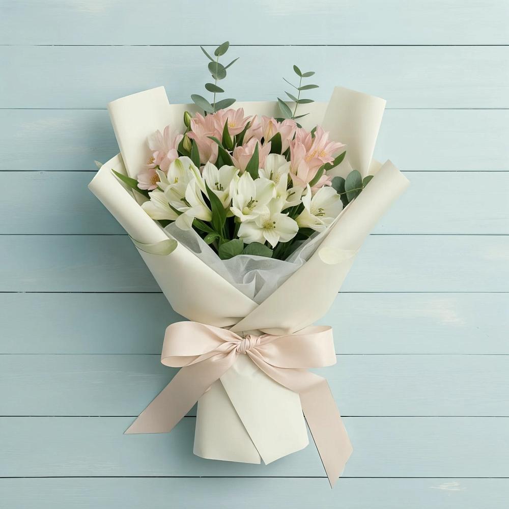 Букет цветов из: Альстромерии в Октябрьском Удмуртской республики