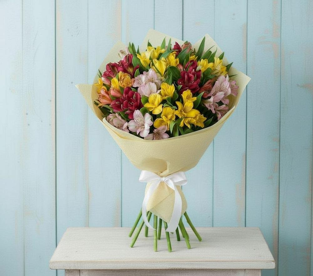 Букет цветов из: Альстромерии в Октябрьском Удмуртской республики