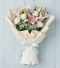 Букет цветов из:  Лилии в Октябрьском Удмуртской республики